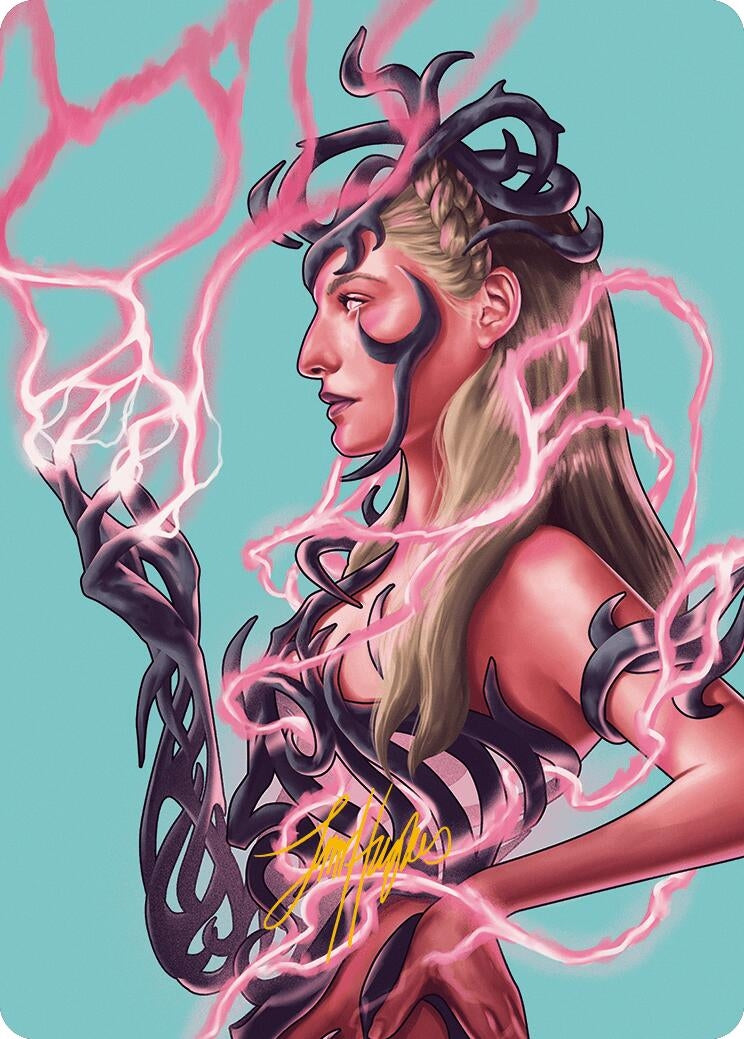 Image for Breya, Etherium Shaper Art Card (Gold-Stamped Signature) (49) (Art Series: Modern Horizons 3) - Magic: The Gathering