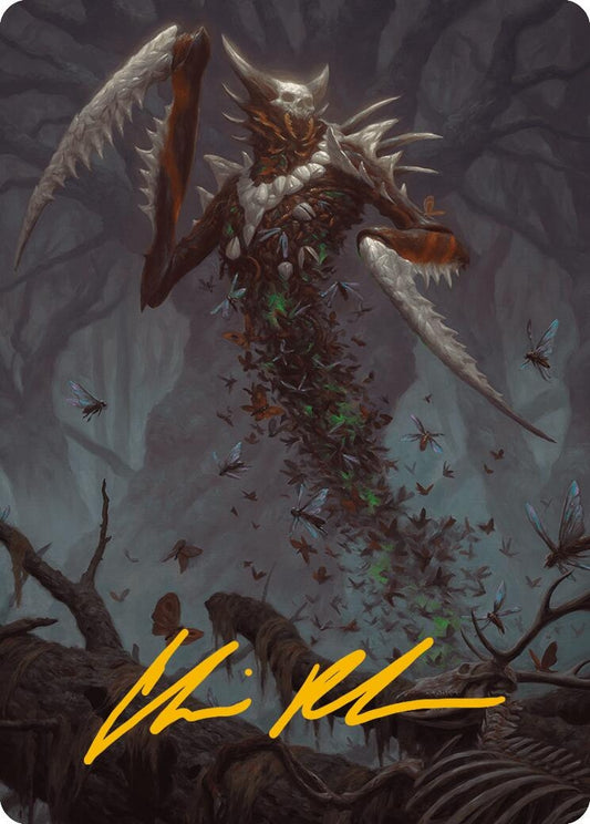 Image for Grist, the Plague Swarm Art Card (Gold-Stamped Signature) (18) (Art Series: Modern Horizons 3) - Magic: The Gathering