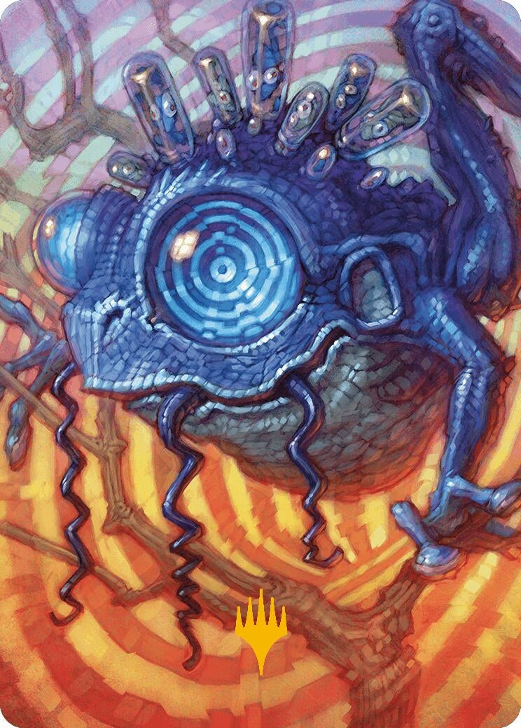 Image for Psychic Frog Art Card (Gold-Stamped Planeswalker Symbol) (41) (Art Series: Modern Horizons 3) - Magic: The Gathering