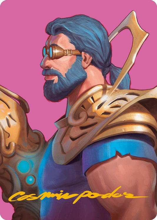 Image for Satya, Aetherflux Genius Art Card (Gold-Stamped Signature) (26) (Art Series: Modern Horizons 3) - Magic: The Gathering