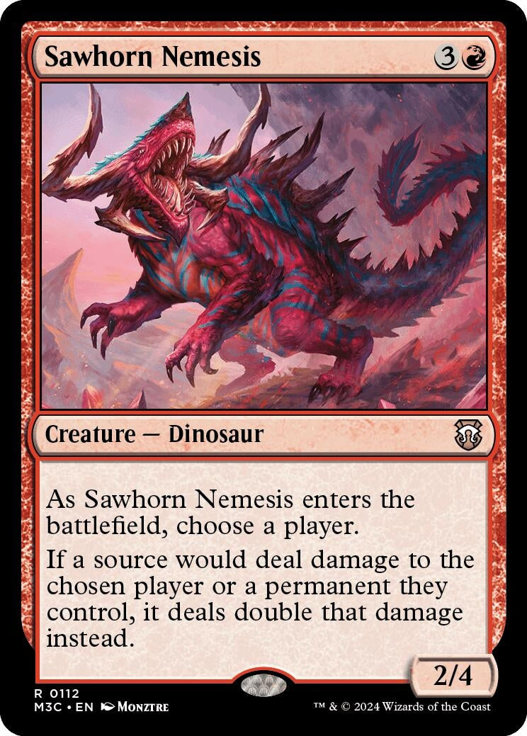 Image for Sawhorn Nemesis (112) (Commander: Modern Horizons 3) - Magic: The Gathering