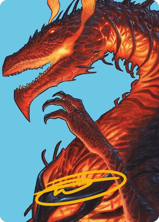 Image for Herigast, Erupting Nullkite Art Card (Gold-Stamped Signature) (44) (Art Series: Modern Horizons 3) - Magic: The Gathering
