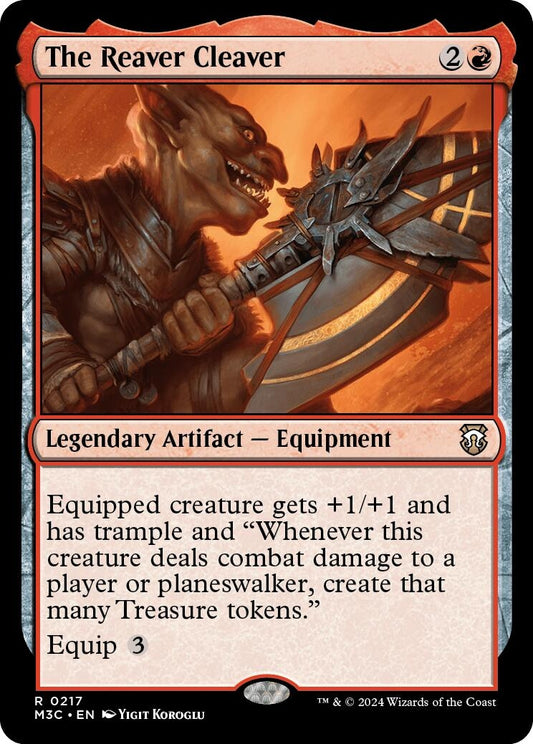 Image for The Reaver Cleaver (Ripple Foil) (217) (Commander: Modern Horizons 3) - Magic: The Gathering