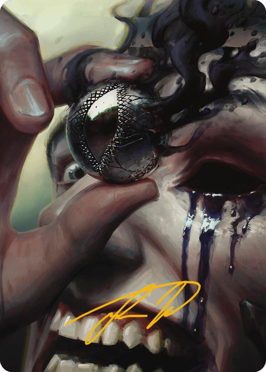 Image for Jet Medallion Art Card (Gold-Stamped Signature) (42) (Art Series: Modern Horizons 3) - Magic: The Gathering