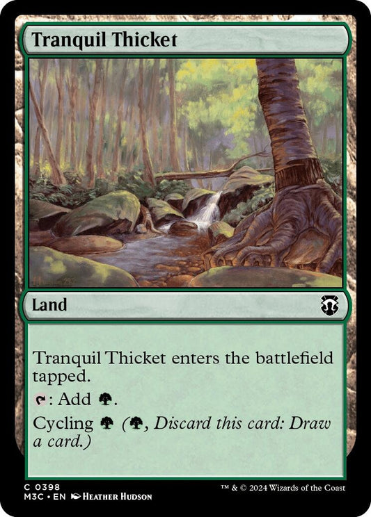 Image for Tranquil Thicket (Ripple Foil) (398) (Commander: Modern Horizons 3) - Magic: The Gathering