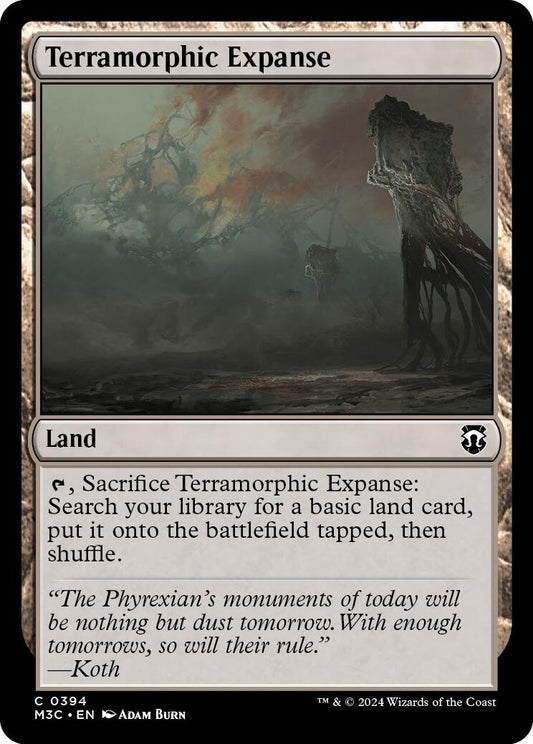 Image for Terramorphic Expanse (Ripple Foil) (394) (Commander: Modern Horizons 3) - Magic: The Gathering