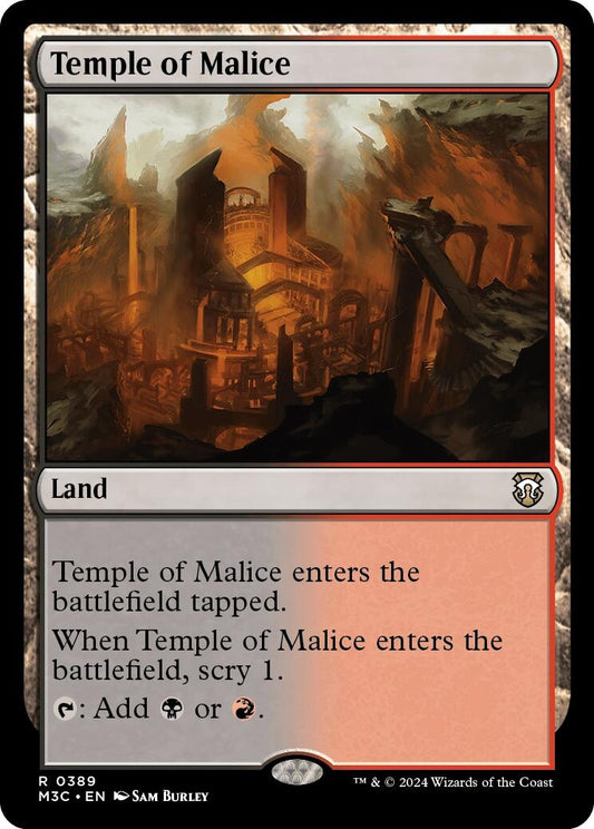 Image for Temple of Malice (Ripple Foil) (389) (Commander: Modern Horizons 3) - Magic: The Gathering