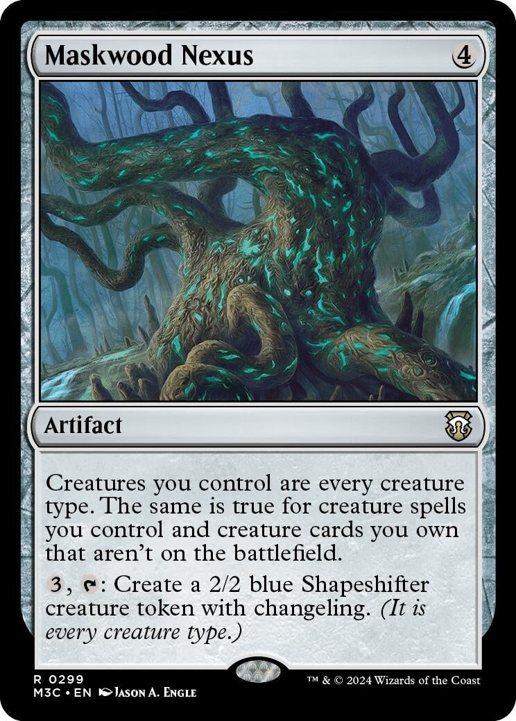 Image for Maskwood Nexus (Ripple Foil) (299) (Commander: Modern Horizons 3) - Magic: The Gathering
