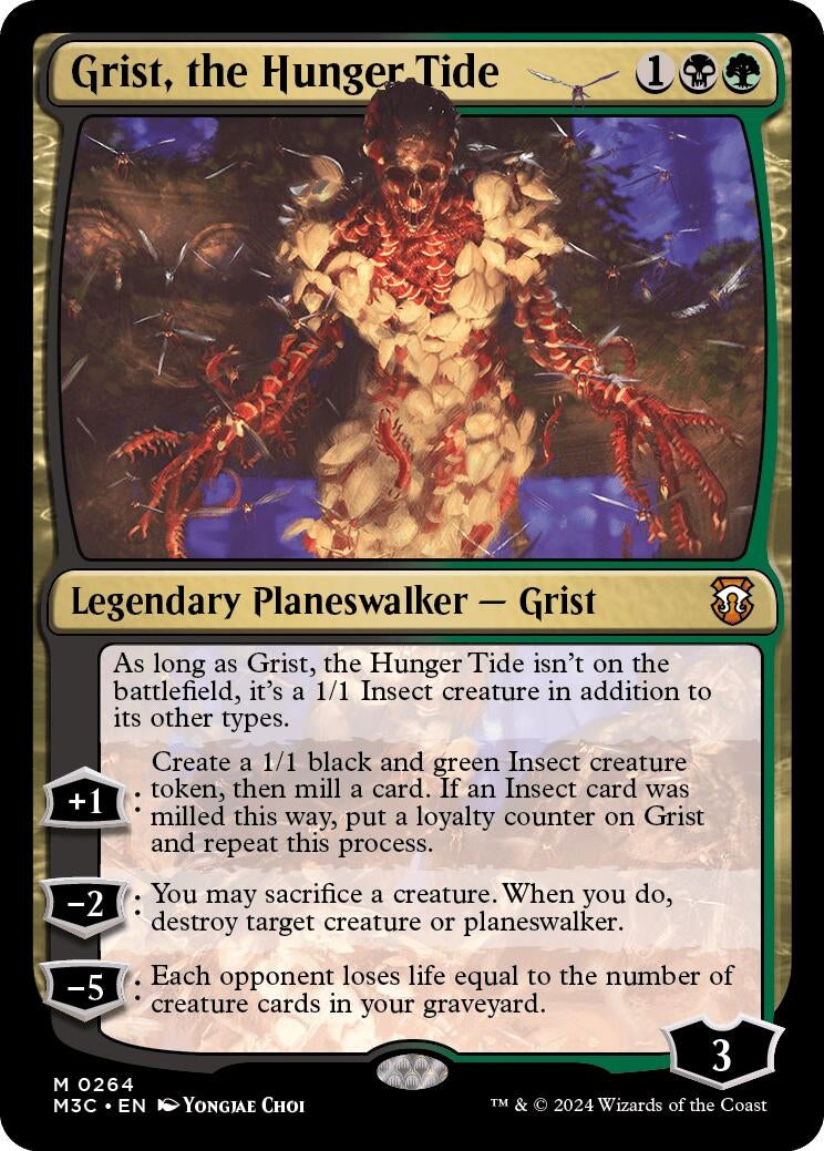 Image for Grist, the Hunger Tide (Ripple Foil) (264) (Commander: Modern Horizons 3) - Magic: The Gathering
