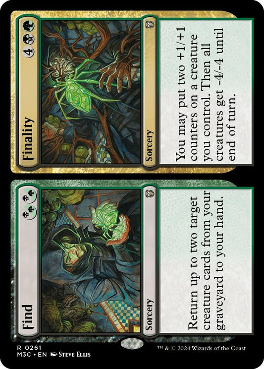 Image for Find // Finality (Ripple Foil) (261) (Commander: Modern Horizons 3) - Magic: The Gathering
