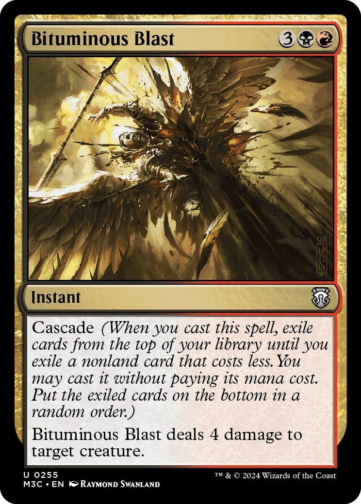 Image for Bituminous Blast (Ripple Foil) (255) (Commander: Modern Horizons 3) - Magic: The Gathering