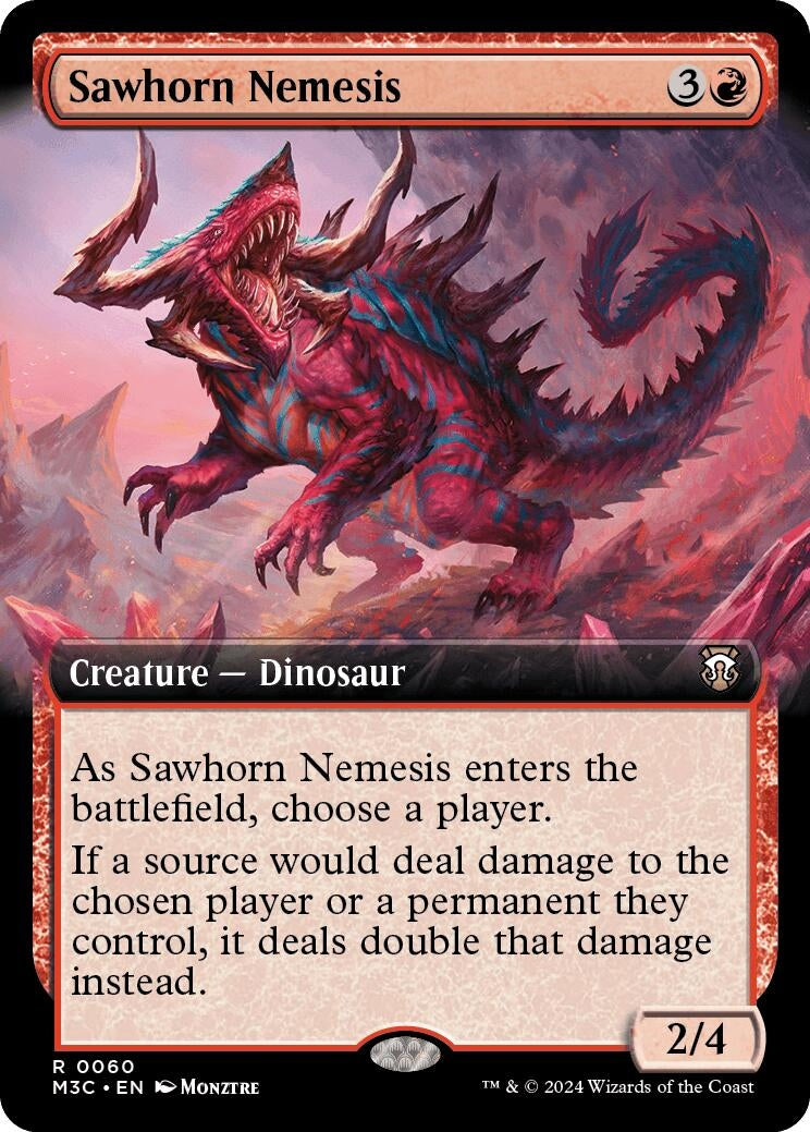 Image for Sawhorn Nemesis (Extended Art) (60) (Commander: Modern Horizons 3) - Magic: The Gathering