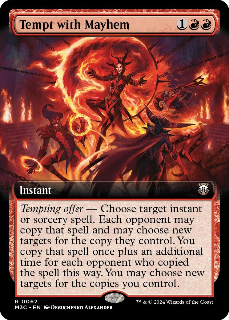 Image for Tempt with Mayhem (Extended Art) (62) (Commander: Modern Horizons 3) - Magic: The Gathering