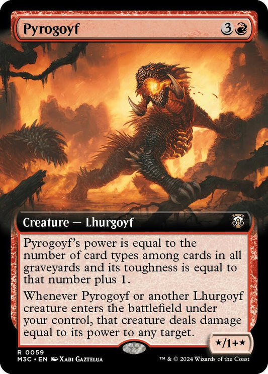 Image for Pyrogoyf (Extended Art) (59) (Commander: Modern Horizons 3) - Magic: The Gathering