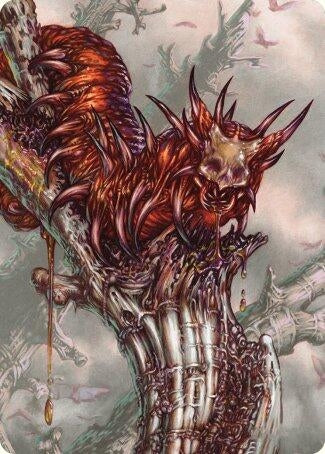 Image for Grist, Voracious Larva Art Card (53) (Art Series: Modern Horizons 3) - Magic: The Gathering