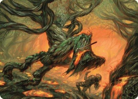 Image for Stump Stomp Art Card (20) (Art Series: Modern Horizons 3) - Magic: The Gathering