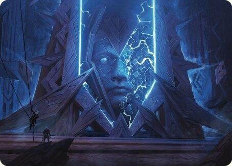 Image for Stone Idol Generator Art Card (35) (Art Series: Modern Horizons 3) - Magic: The Gathering