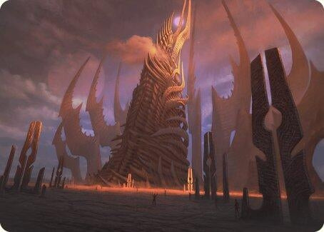 Image for Phyrexian Tower Art Card (23) (Art Series: Modern Horizons 3) - Magic: The Gathering