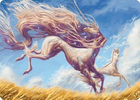 Image for Nyxborn Unicorn Art Card (1) (Art Series: Modern Horizons 3) - Magic: The Gathering