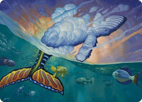 Image for Dreamtide Whale Art Card (2) (Art Series: Modern Horizons 3) - Magic: The Gathering