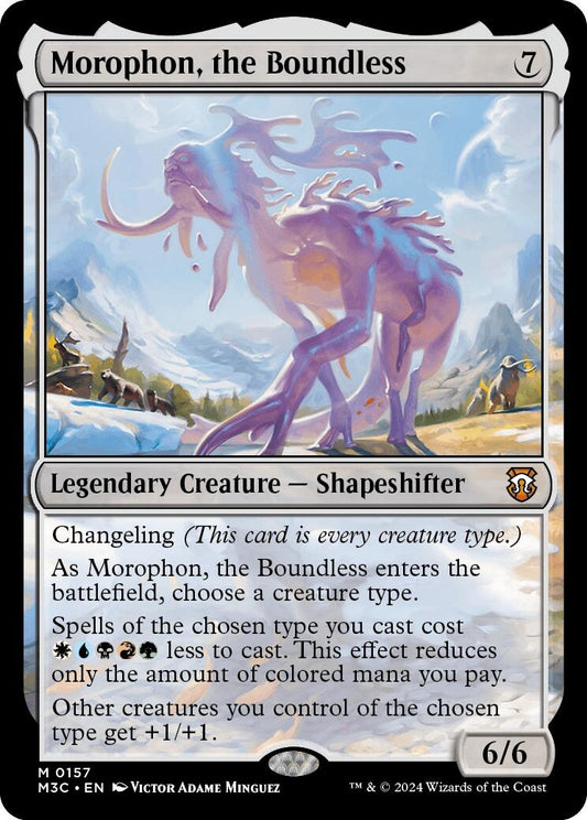 Image for Morophon, the Boundless (Ripple Foil) (157) (Commander: Modern Horizons 3) - Magic: The Gathering