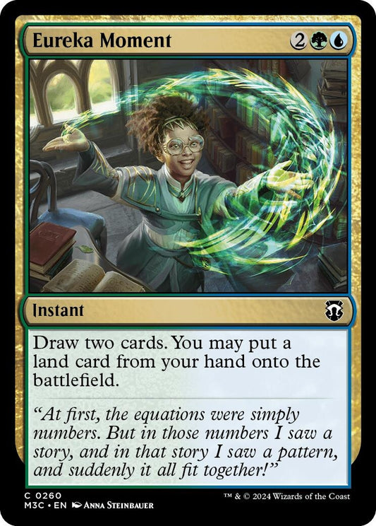 Image for Eureka Moment (Ripple Foil) (260) (Commander: Modern Horizons 3) - Magic: The Gathering