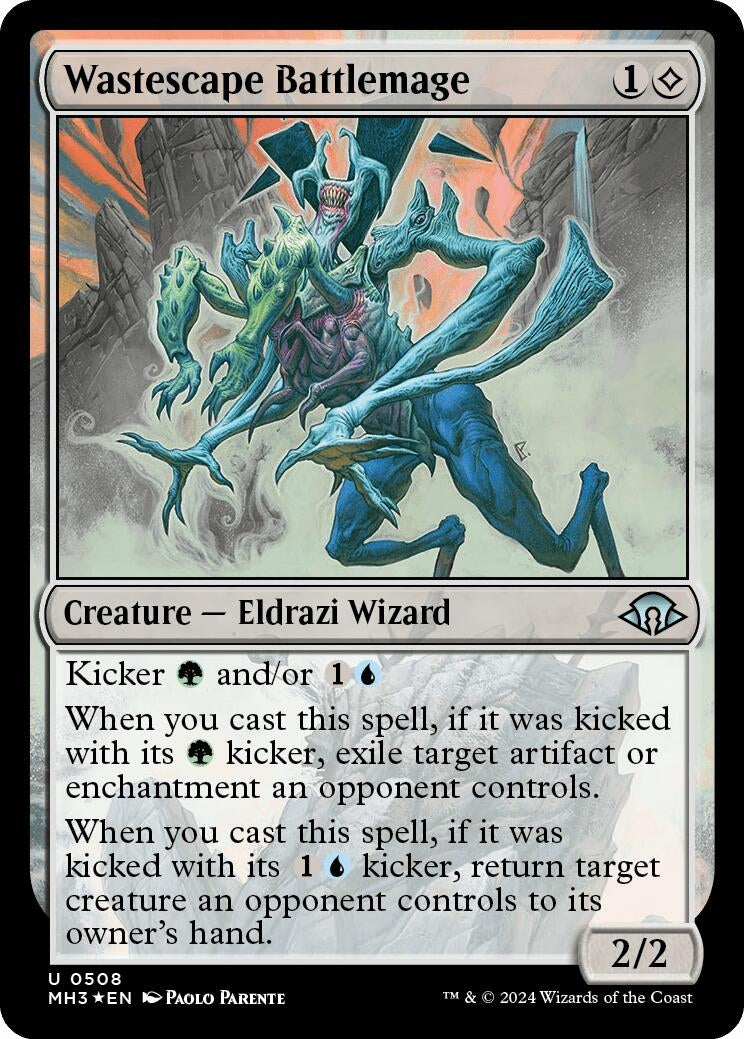 Image for Wastescape Battlemage (Ripple Foil) (508) (Modern Horizons 3) - Magic: The Gathering
