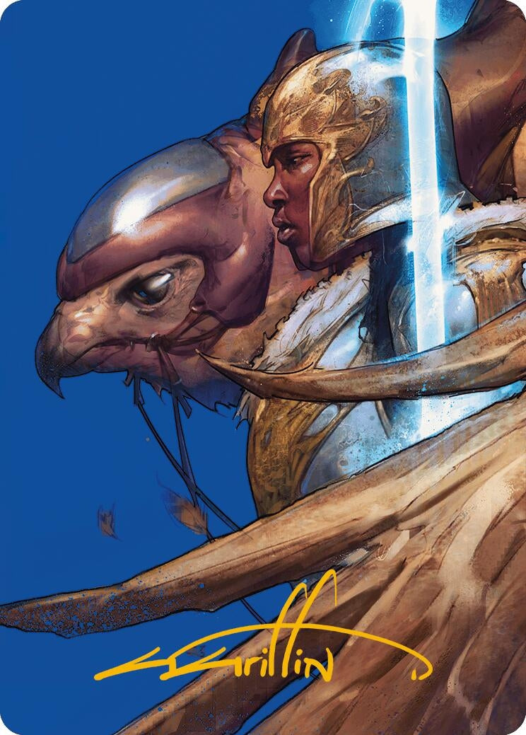 Image for Arna Kennerud, Skycaptain Art Card (Gold-Stamped Signature) (48) (Art Series: Modern Horizons 3) - Magic: The Gathering