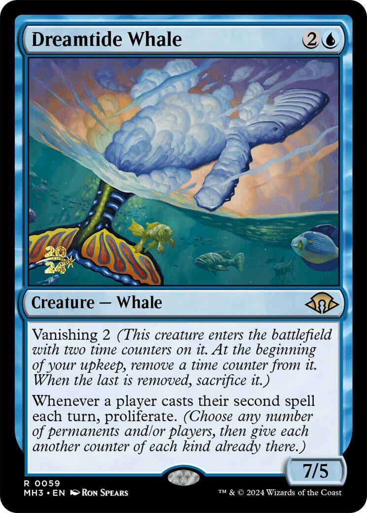 Image for Dreamtide Whale (59) (Prerelease Cards) - Magic: The Gathering