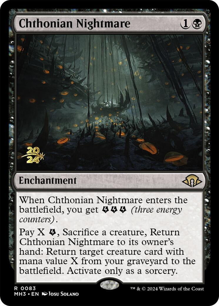 Image for Chthonian Nightmare (83) (Prerelease Cards) - Magic: The Gathering