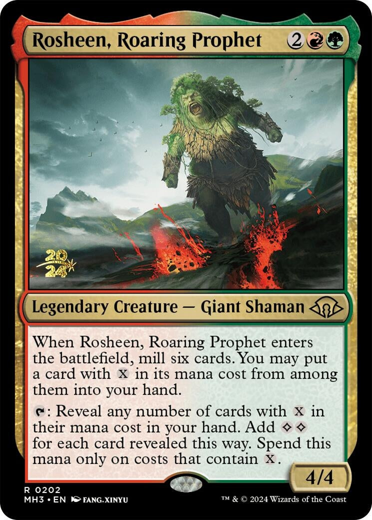 Image for Rosheen, Roaring Prophet (202) (Prerelease Cards) - Magic: The Gathering