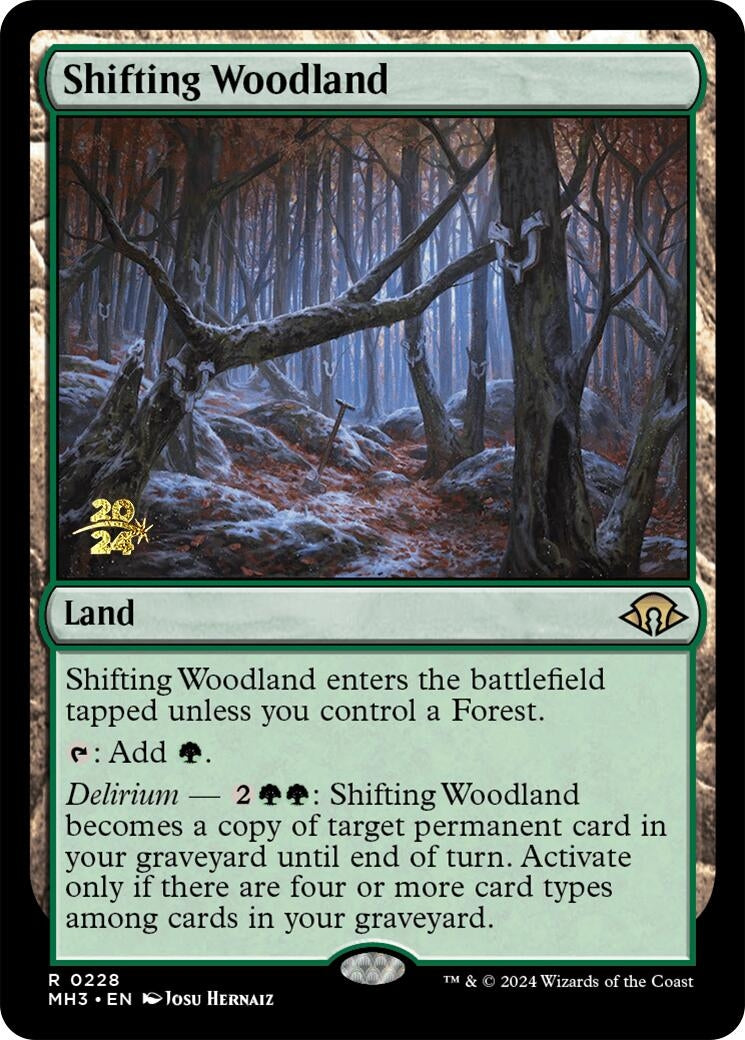 Image for Shifting Woodland (228) (Prerelease Cards) - Magic: The Gathering