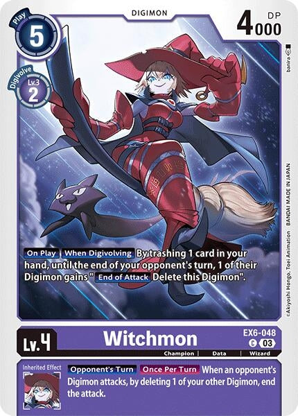 Image for Witchmon (EX6-048 C) (Infernal Ascension) - Digimon Card Game