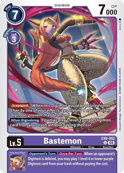 Image for Bastemon (EX6-052 U) (Infernal Ascension) - Digimon Card Game