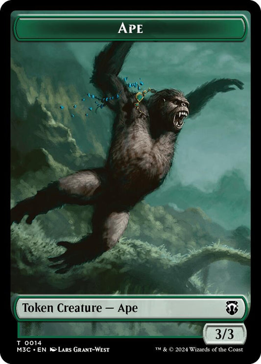 Image for Ape // Plant Double-Sided Token (14 // 26) (Commander: Modern Horizons 3) - Magic: The Gathering