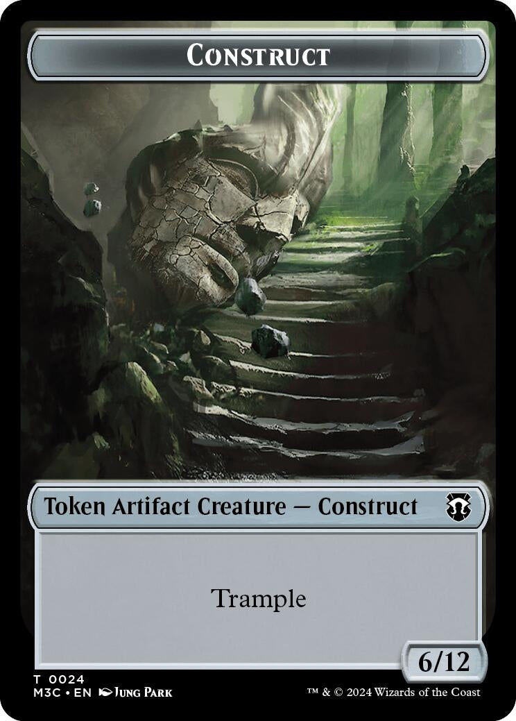 Image for Construct // Myr Double-Sided Token (24 // 25) (Commander: Modern Horizons 3) - Magic: The Gathering