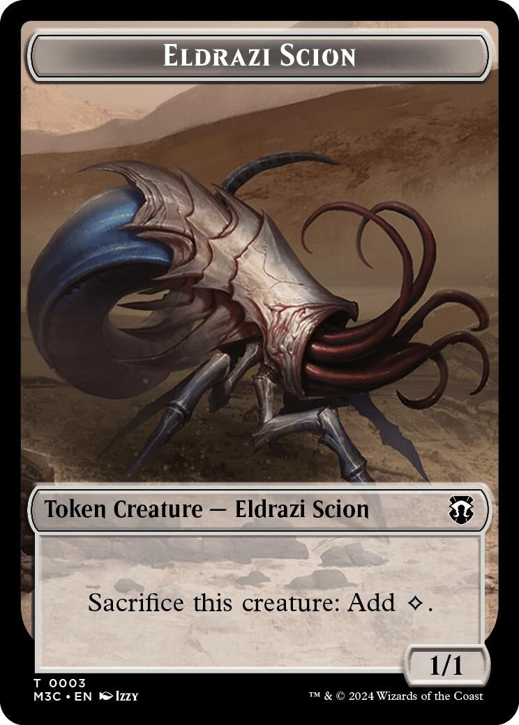 Image for Eldrazi Scion // Eldrazi Spawn Double-Sided Token (3 // 2) (Commander: Modern Horizons 3) - Magic: The Gathering