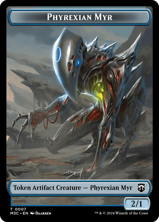 Image for Phyrexian Myr // Servo Double-Sided Token (7 // 33) (Commander: Modern Horizons 3) - Magic: The Gathering