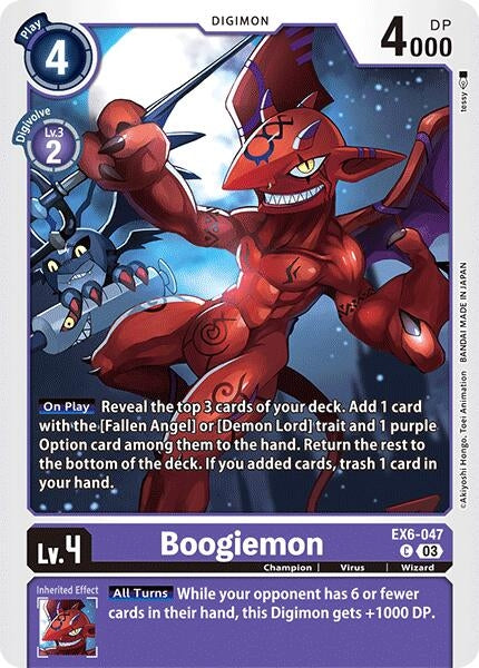 Image for Boogiemon (EX6-047 C) (Infernal Ascension) - Digimon Card Game