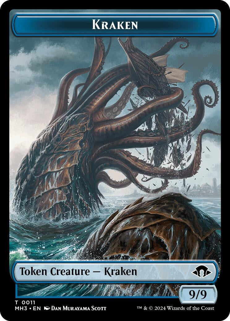Image for Kraken // Energy Reserve Double-Sided Token (11 // 36) (Modern Horizons 3) - Magic: The Gathering