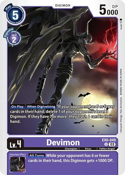 Image for Devimon (EX6-049 U) (Infernal Ascension) - Digimon Card Game
