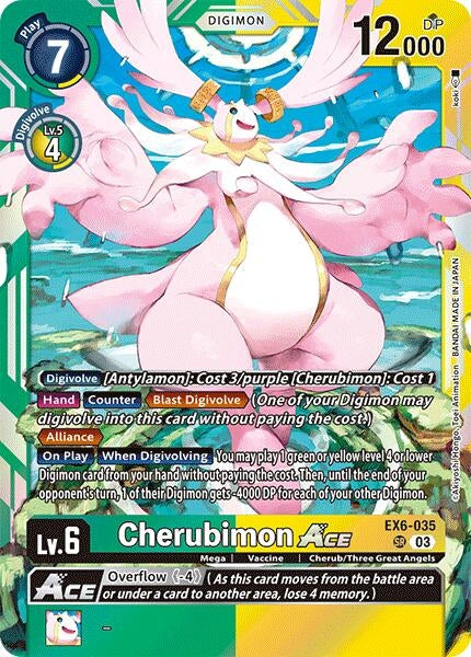 Image for Cherubimon ACE (EX6-035 SR) (Infernal Ascension) - Digimon Card Game