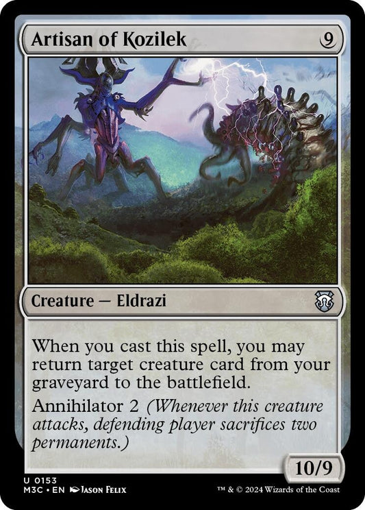Image for Artisan of Kozilek (Ripple Foil) (153) (Commander: Modern Horizons 3) - Magic: The Gathering