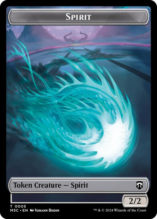 Image for Spirit (Ripple Foil) // Eldrazi Double-Sided Token (5 // 1) (Commander: Modern Horizons 3) - Magic: The Gathering