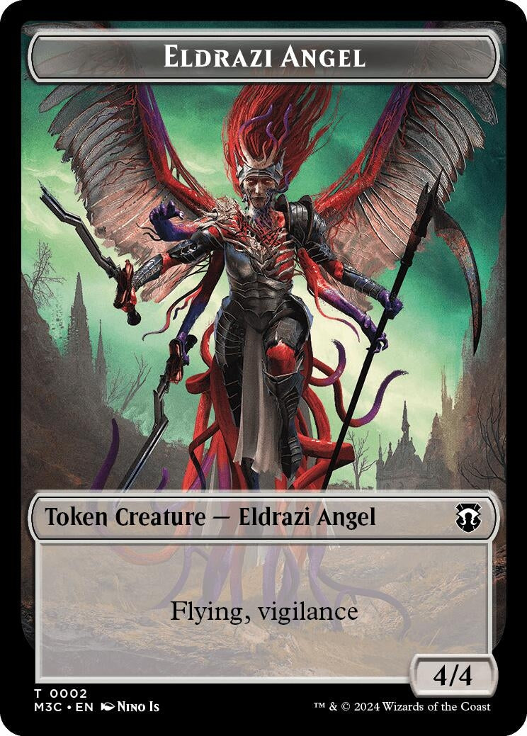 Image for Eldrazi Angel (Ripple Foil) // Copy Double-Sided Token (2 // 1) (Commander: Modern Horizons 3) - Magic: The Gathering