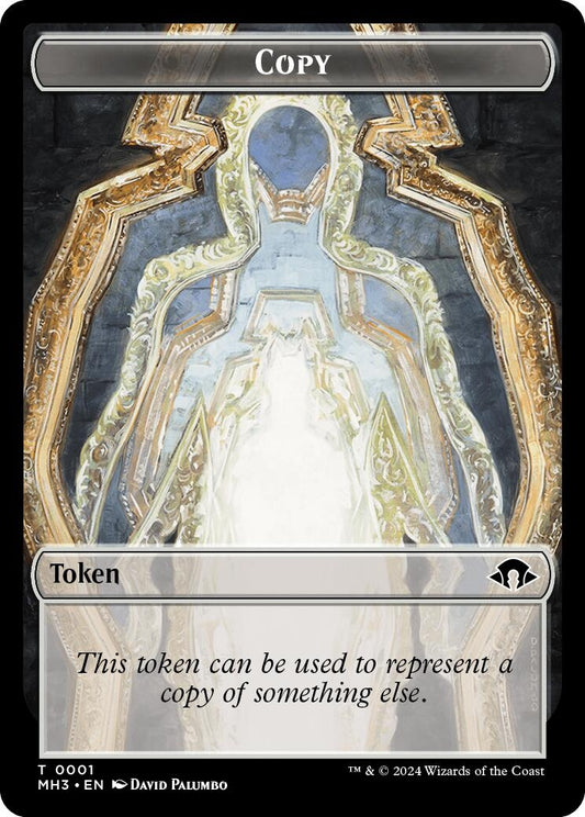 Image for Copy (Ripple Foil) // Eldrazi Angel Double-Sided Token (1 // 2) (Commander: Modern Horizons 3) - Magic: The Gathering