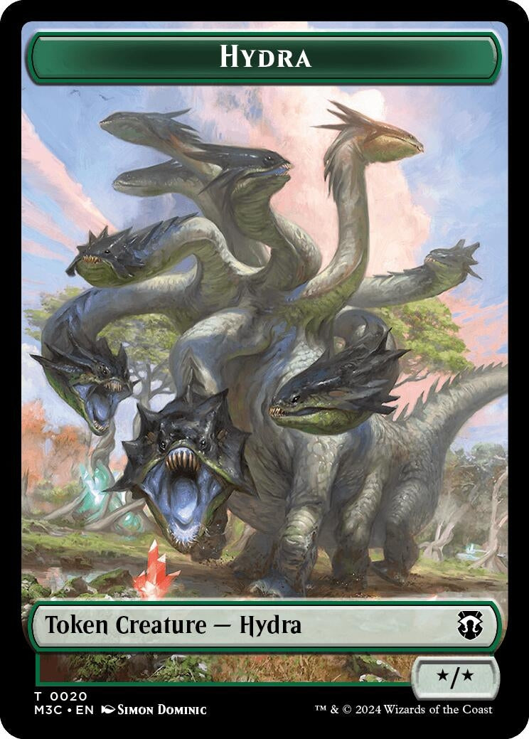 Image for Hydra (Ripple Foil) // Boar Double-Sided Token (20 // 17) (Commander: Modern Horizons 3) - Magic: The Gathering