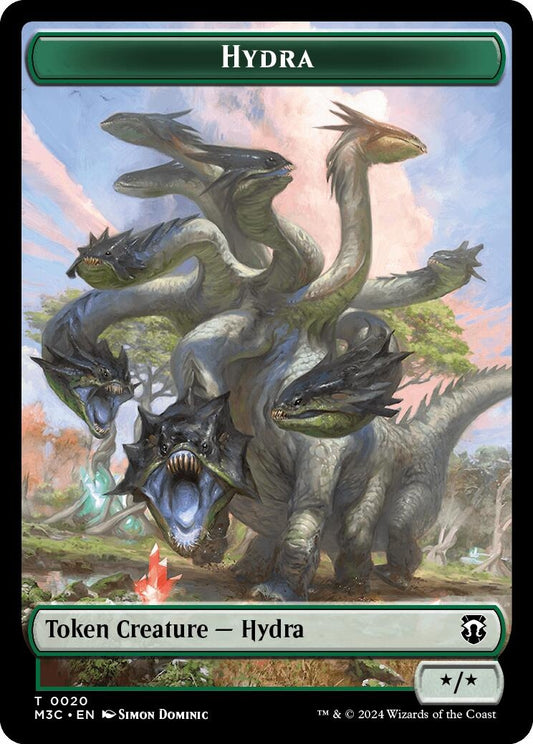 Image for Hydra (Ripple Foil) // Boar Double-Sided Token (20 // 17) (Commander: Modern Horizons 3) - Magic: The Gathering