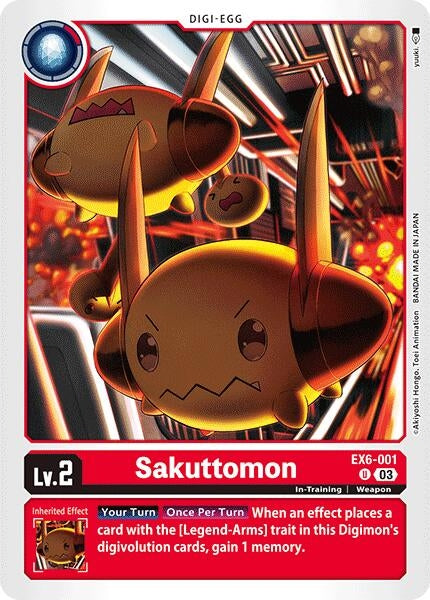 Image for Sakuttomon (EX6-001 U) (Infernal Ascension) - Digimon Card Game