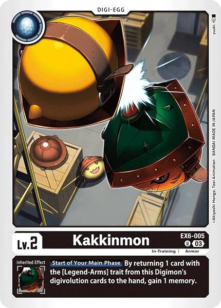 Image for Kakkinmon (EX6-005 U) (Infernal Ascension) - Digimon Card Game